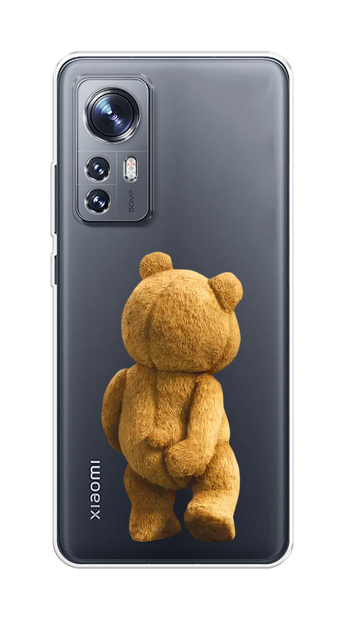 

Чехол на Xiaomi 12/12X/12S "Медвежья спина", Коричневый;прозрачный, 316050-1