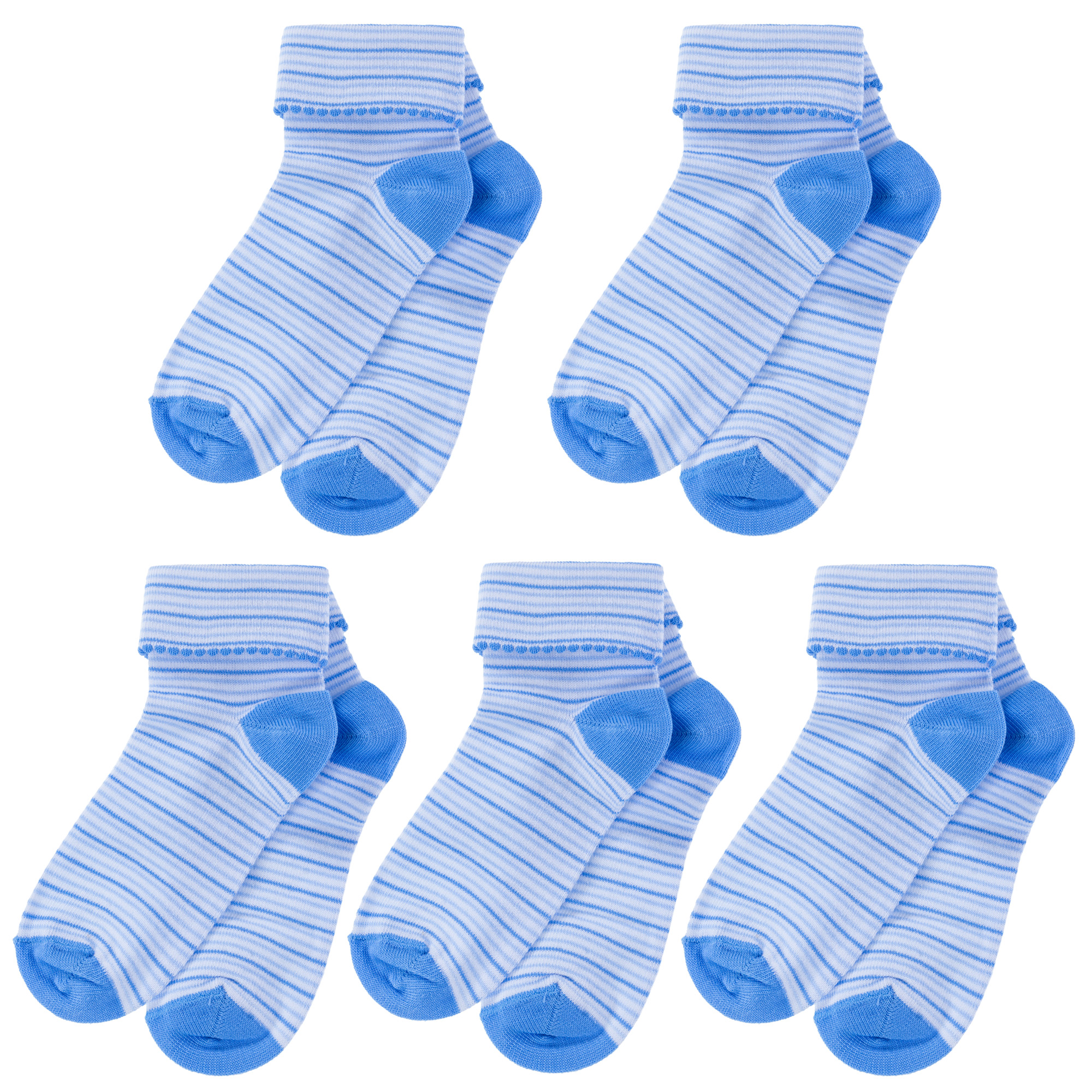 

Носки детские LorenzLine 5-Л4, голубой; белый, 12-14, 5-Л4