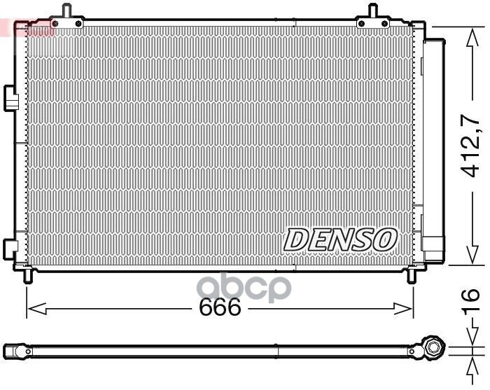 

Радиатор Кондиционера Denso арт. DCN50059