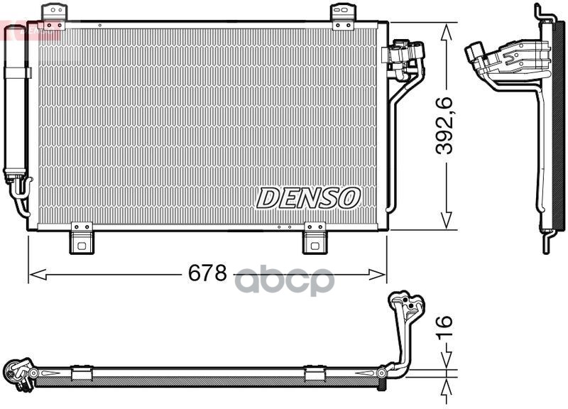 

Радиатор Кондиционера Denso арт. DCN44015