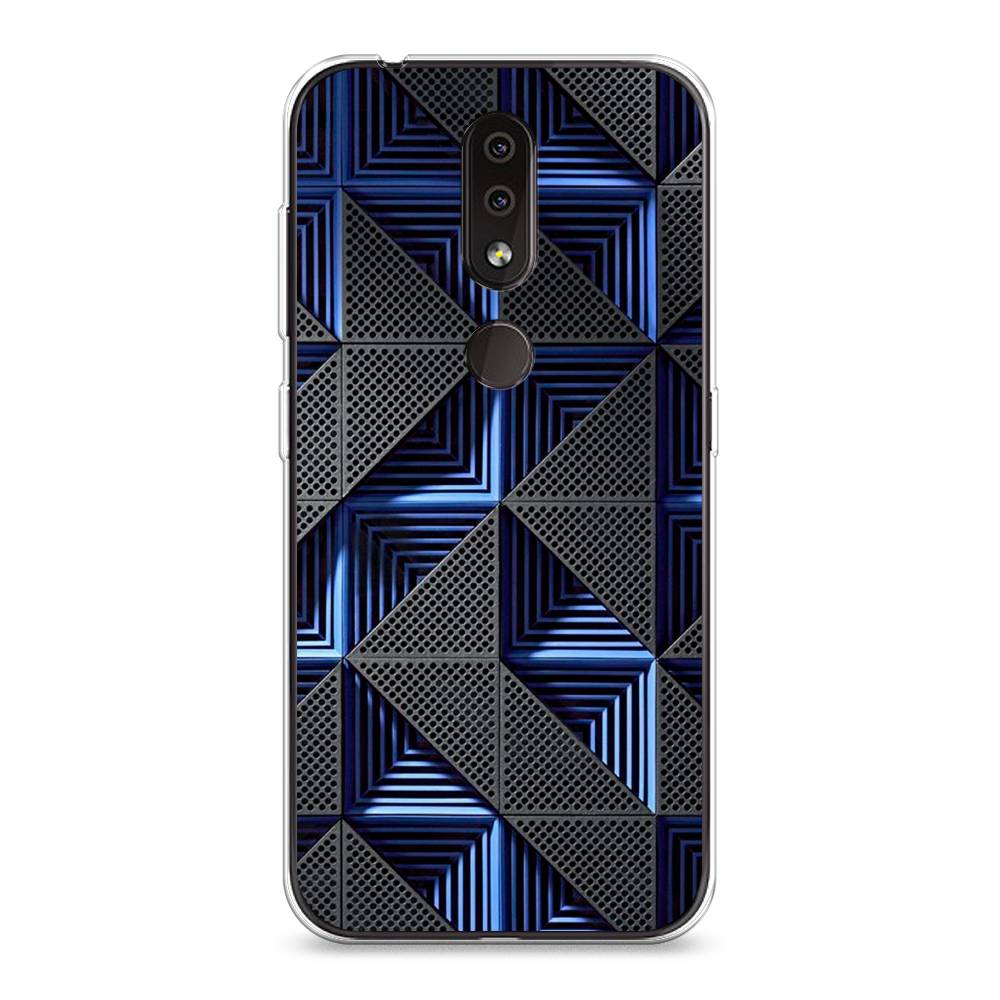 

Чехол на Nokia 4.2 "IBM", Серый;синий, 122550-3