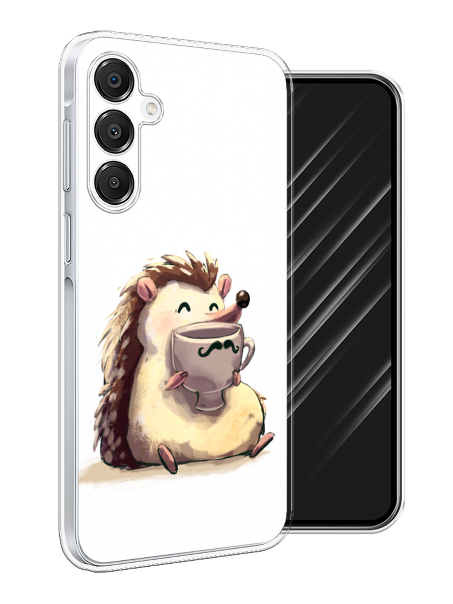 

Чехол Awog на Samsung Galaxy A16 "Еж кофеман", Белый;коричневый;бежевый, 2110250-1