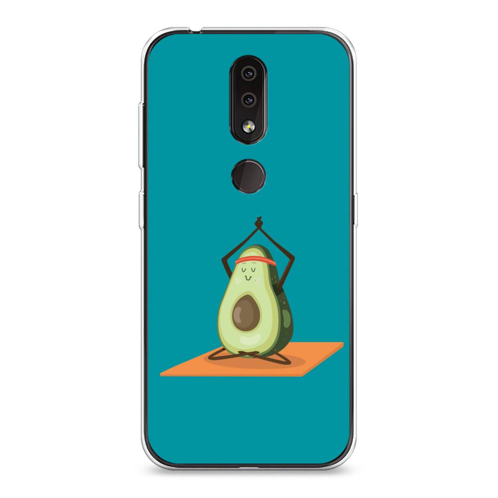 

Чехол на Nokia 4.2 "Расслабься с авокадо", Голубой, 122550-6
