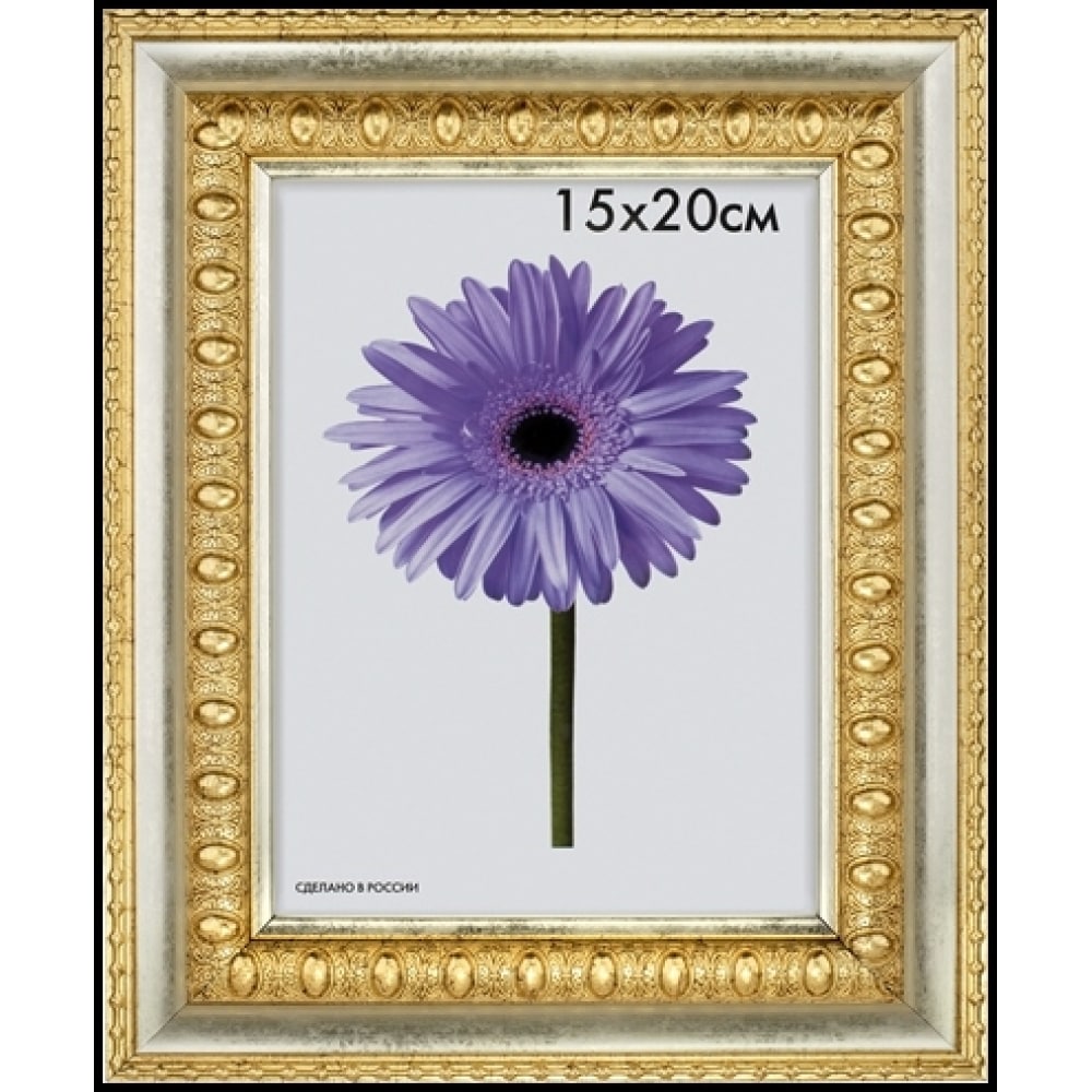 

ООО Изометрика Рамка пласт. Charlotta 40x50см золото 0024-16-1487, Золотистый