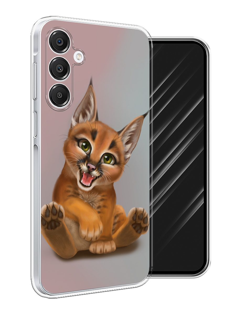 

Чехол Awog на Samsung Galaxy A16 "Малыш рыси", Оранжевый;серый, 2110250-1