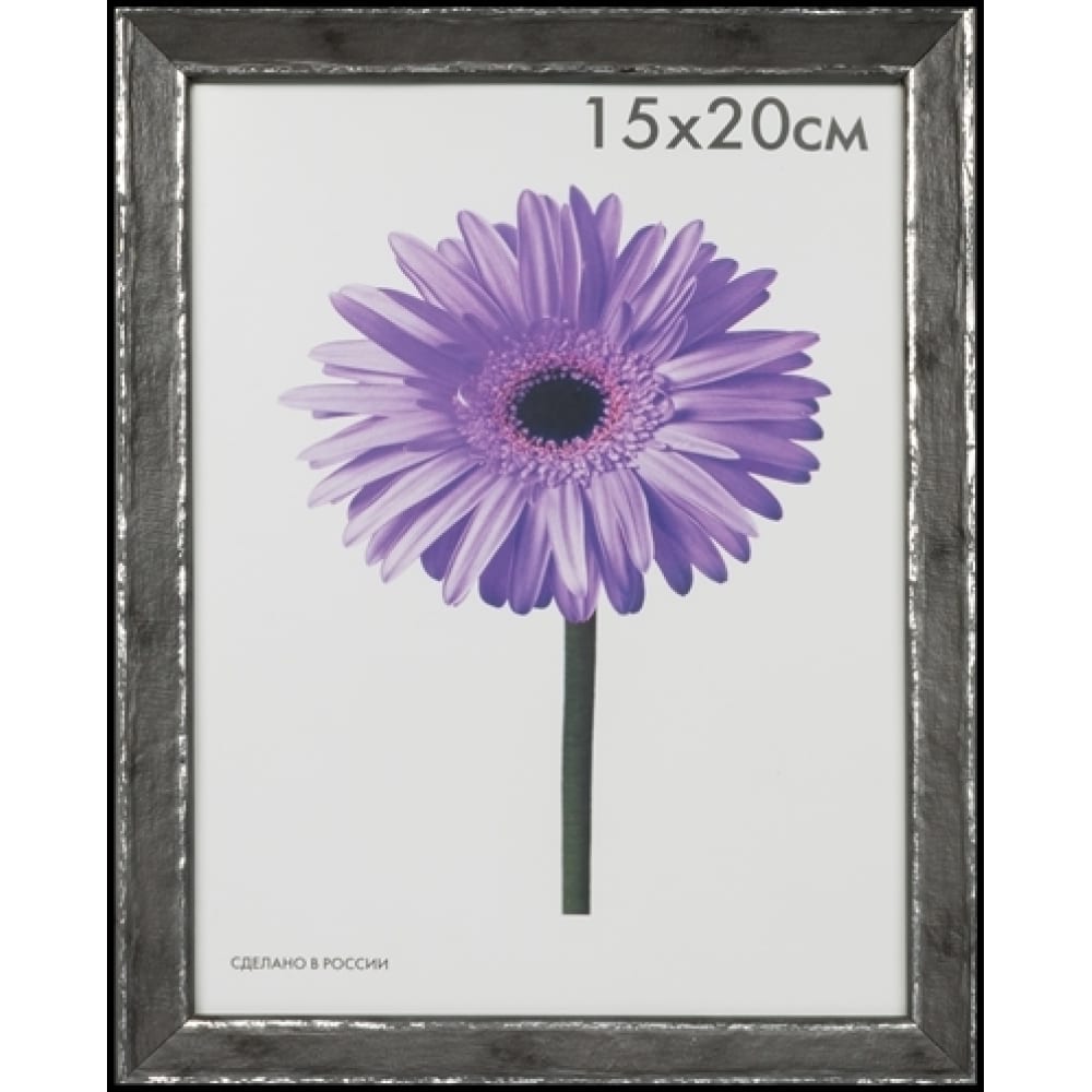

ООО Изометрика Рамка пласт. Viola 15*20см темно-серая 0118-6-4508, Серый
