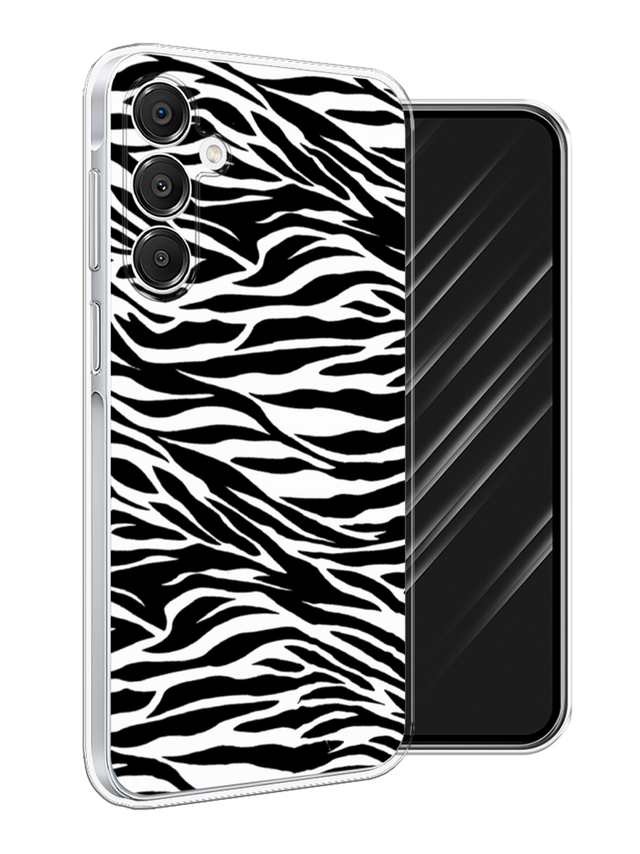 

Чехол Awog на Samsung Galaxy A16 "Принт зебра", Белый;серый;черный, 2110250-1