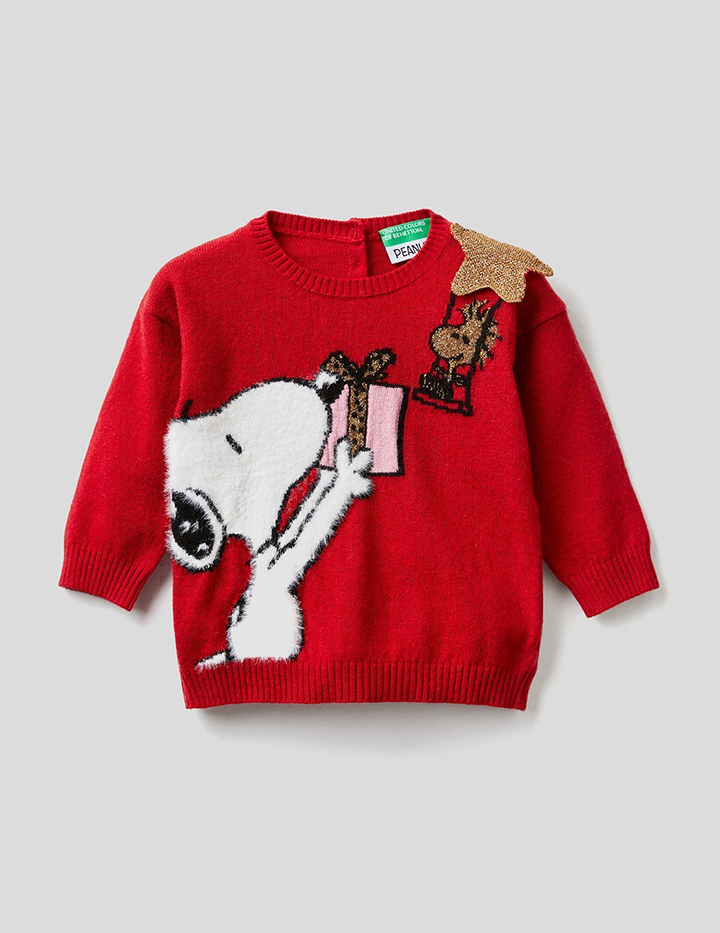 

Джемпер детский Snoopy United Colors of Benetton 21A_1132Q1146_281 мультиколор р.98, 21A_1132Q1146_281