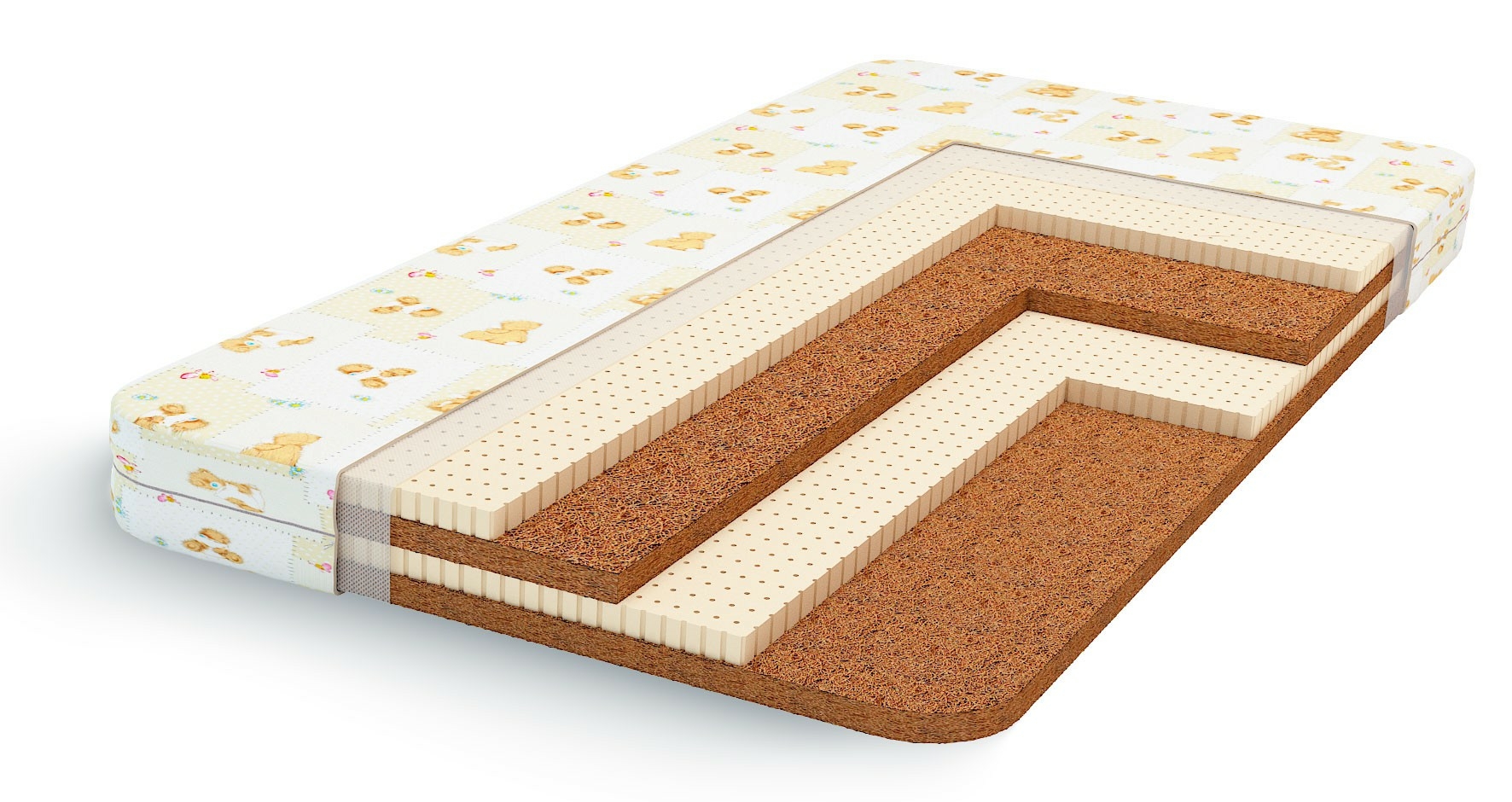 

Матрас Lonax Baby Fusion 80х200, Белый, Baby Fusion