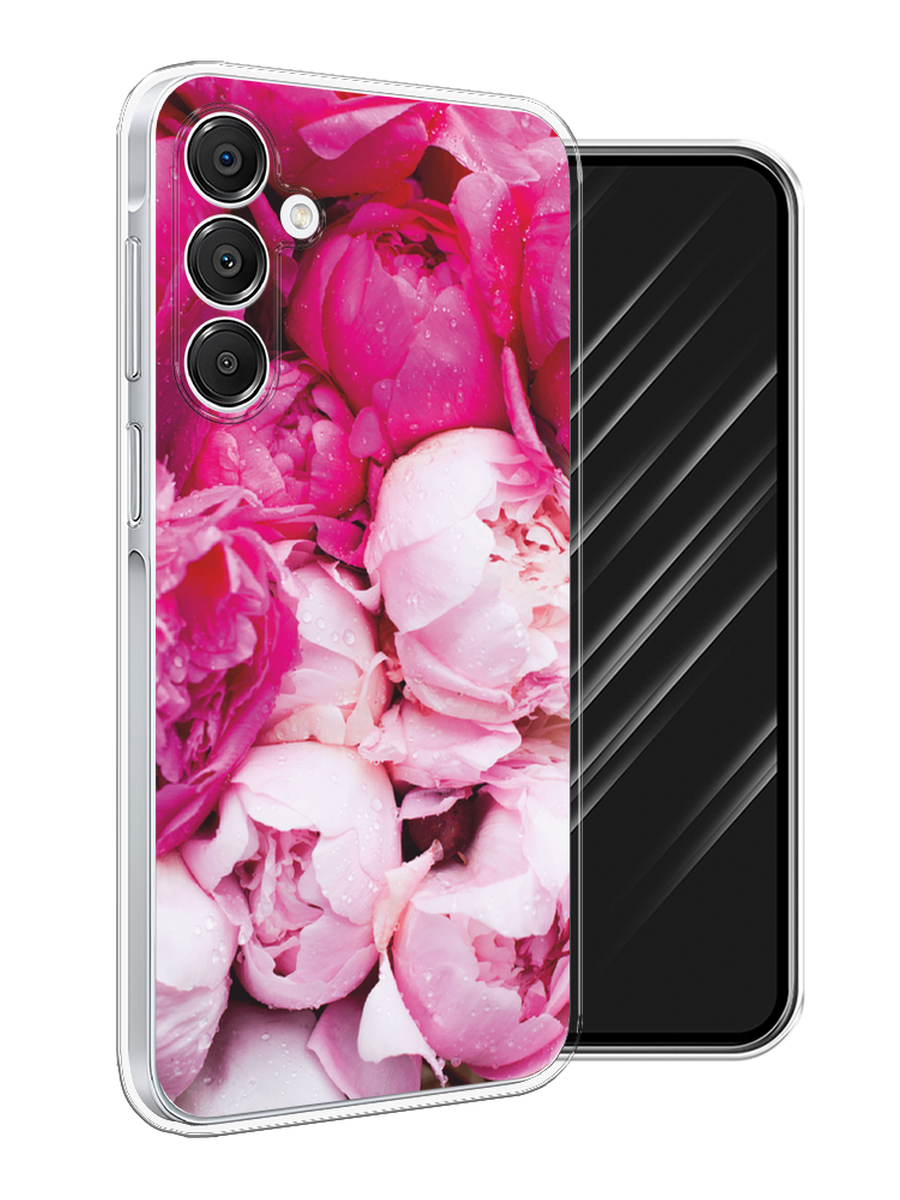 

Чехол Awog на Samsung Galaxy A16 "Пионы розово-белые", Белый;розовый, 2110250-1