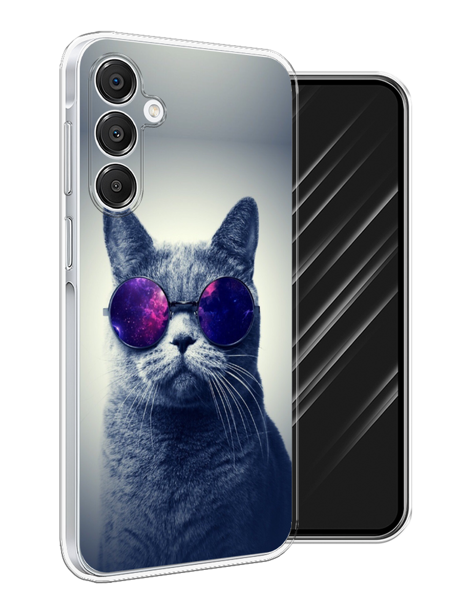 

Чехол Awog на Samsung Galaxy A16 "Космический кот", Бордовый, 2110250-1