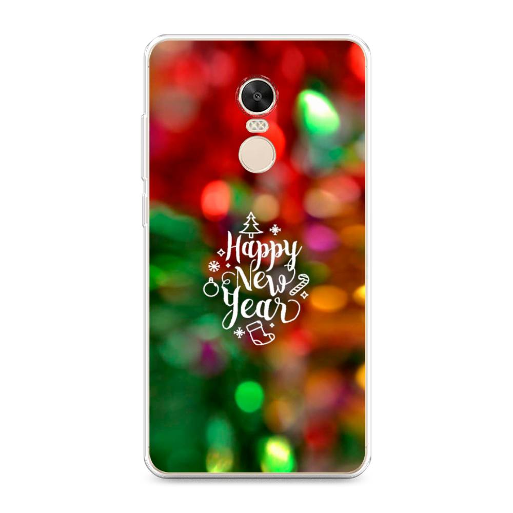 

Чехол на Xiaomi Redmi Note 4X "Новый Год на елке", Зеленый;красный;желтый, 31950-5