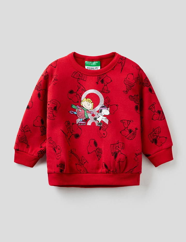 

Свитшот детский United Colors of Benetton 21A_3UJAC15GO_75D красный р.XXS, 21A_3UJAC15GO_75D