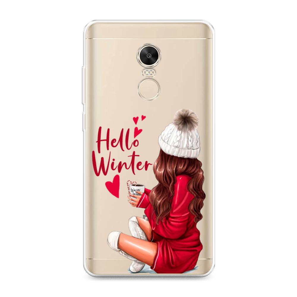 

Чехол на Xiaomi Redmi Note 4X "Hello winter", Красный;белый;коричневый, 31950-5