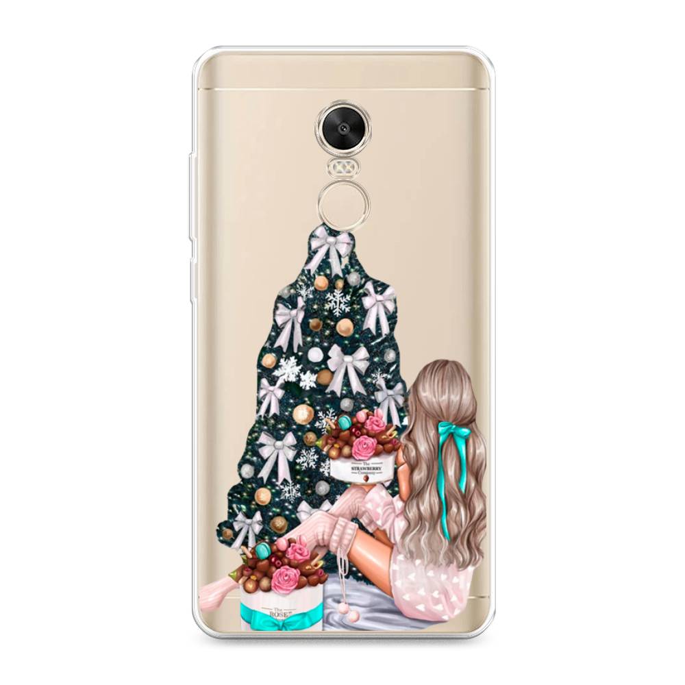 

Чехол на Xiaomi Redmi Note 4X "New Year", Зеленый;бежевый;голубой, 31950-5