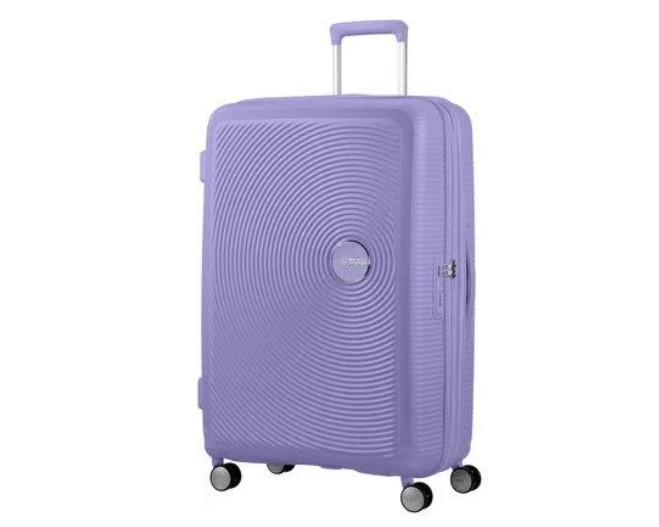 Чемодан унисекс American Tourister Soundbox фиолетовый, L+