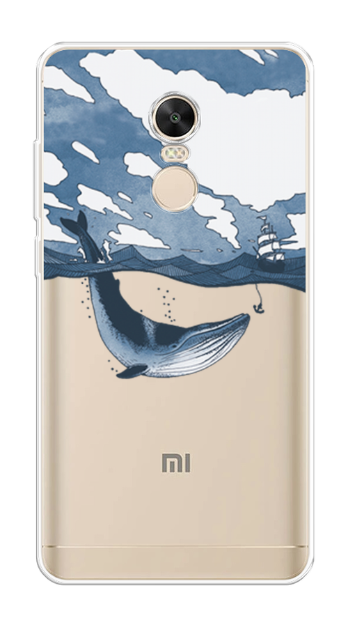 

Чехол на Xiaomi Redmi Note 4X "Большой кит", Синий, 31950-1