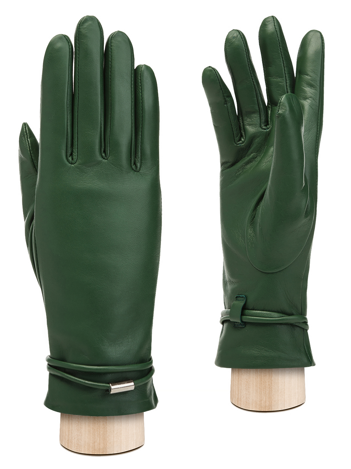 Перчатки женские Eleganzza IS934 темно-зеленые р. 6,5