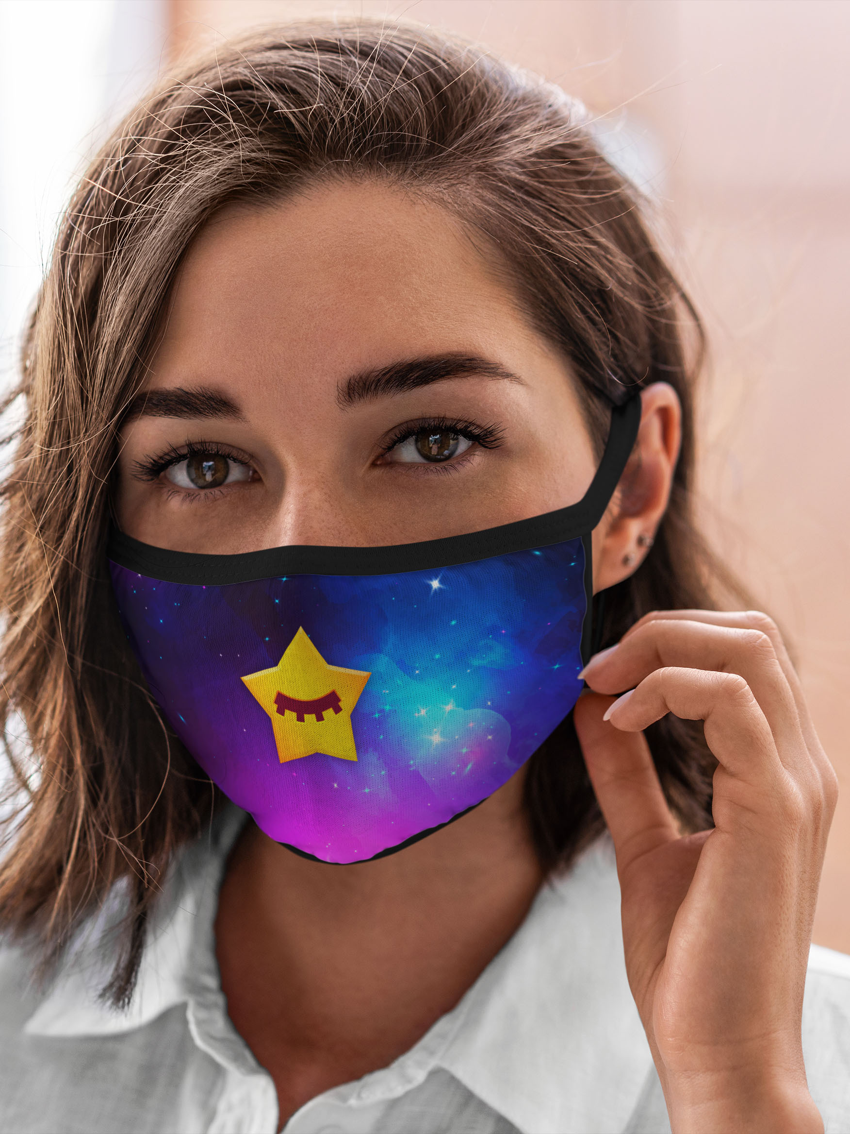 

Многоразовая маска унисекс Burnettie Brawl Stars Sandy Space, Разноцветный, Brawl Stars Sandy Space