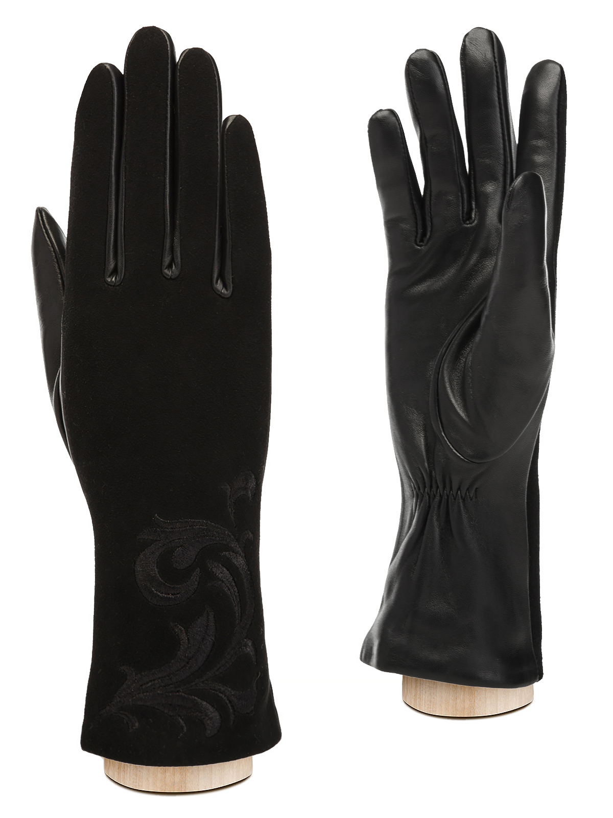Перчатки женские Eleganzza IS997 черные р. 6,5