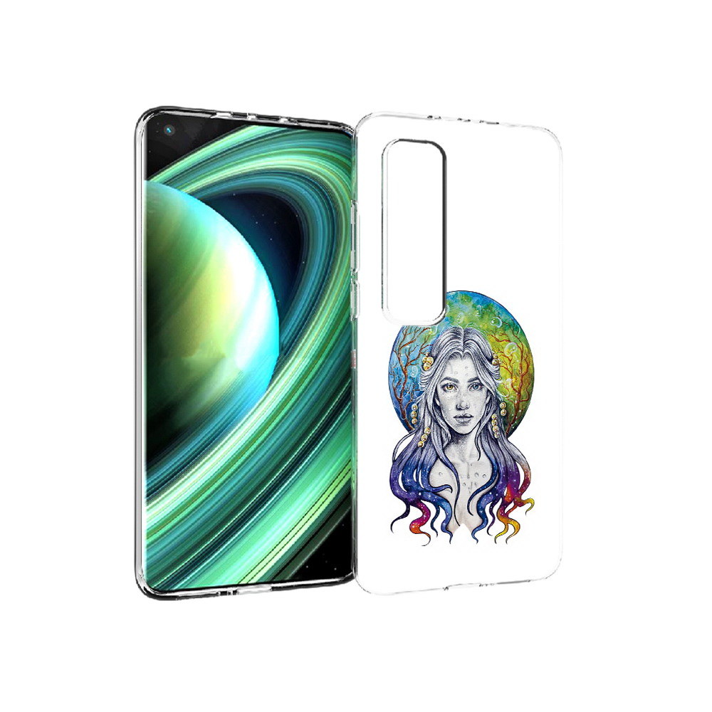 

Чехол MyPads Tocco для Xiaomi Mi 10 Ultra девушка с красивыми волосами (PT156404.264.313), Прозрачный, Tocco