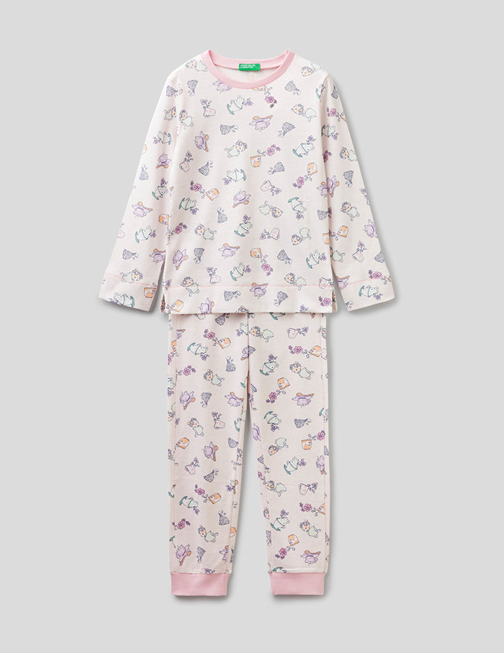 

Пижама детская United Colors of Benetton 21A_38YU0P2FQ_60P мультиколор р.2XL, 21A_38YU0P2FQ_60P