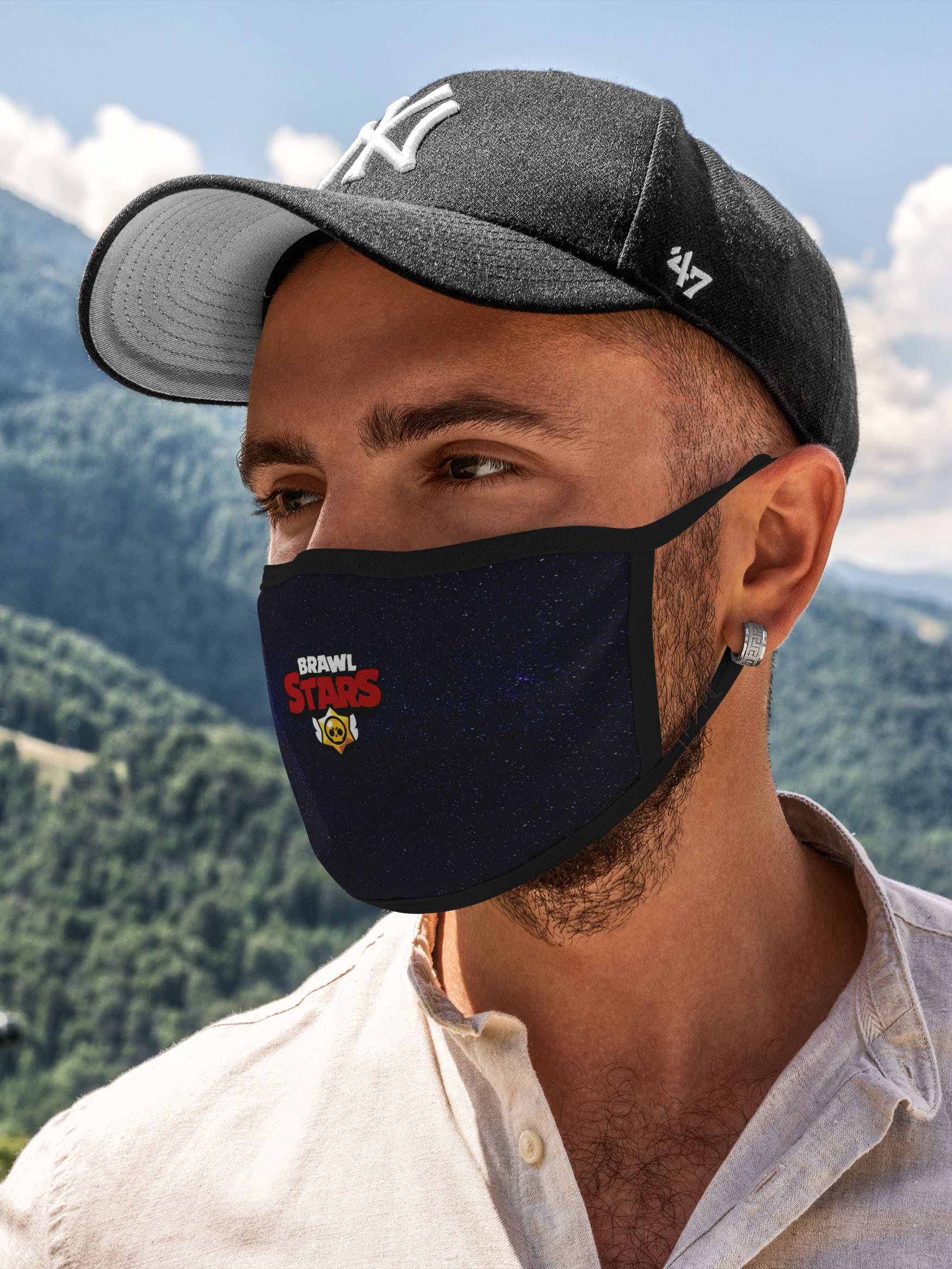 

Многоразовая маска унисекс Burnettie Brawl Stars, Разноцветный, Brawl Stars