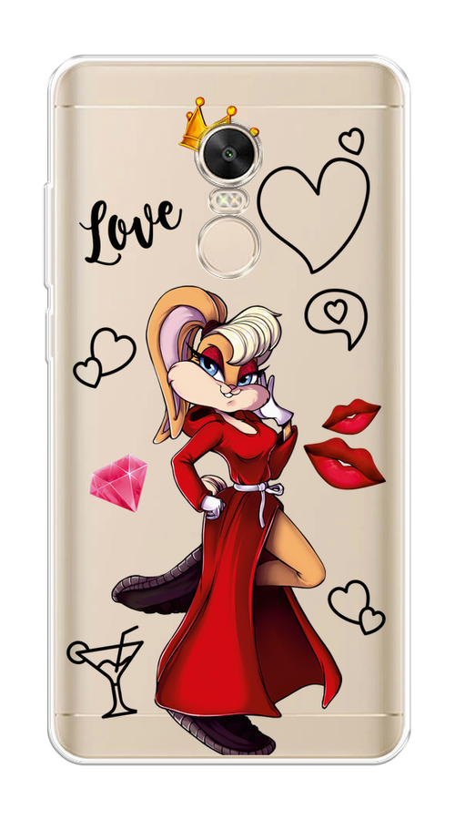 

Чехол на Xiaomi Redmi Note 4X "Rich Lola Bunny", Красный;бежевый;оранжевый, 31950-6