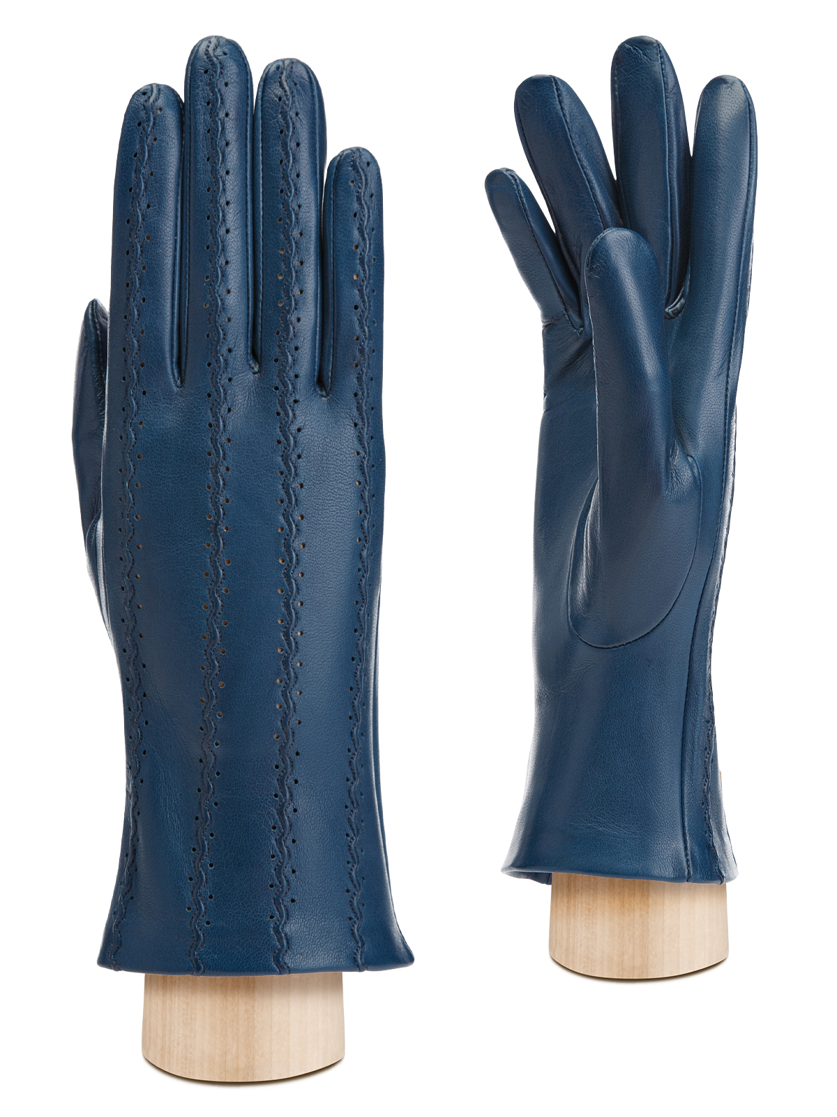 Перчатки женские Eleganzza HP00018 синие р. 6,5