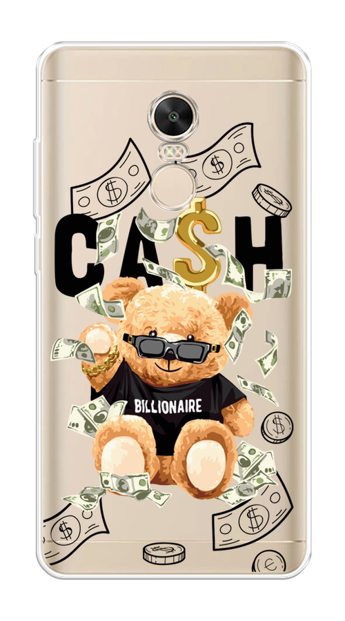 

Чехол на Xiaomi Redmi Note 4X "Big cash", Черный;серый;бежевый, 31950-6