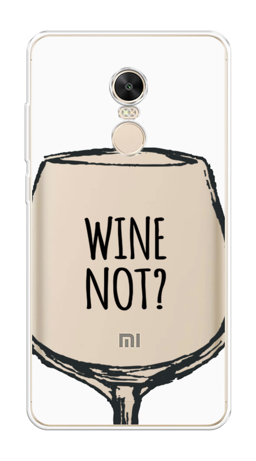 

Чехол на Xiaomi Redmi Note 4X "Wine not White", Белый, 31950-6