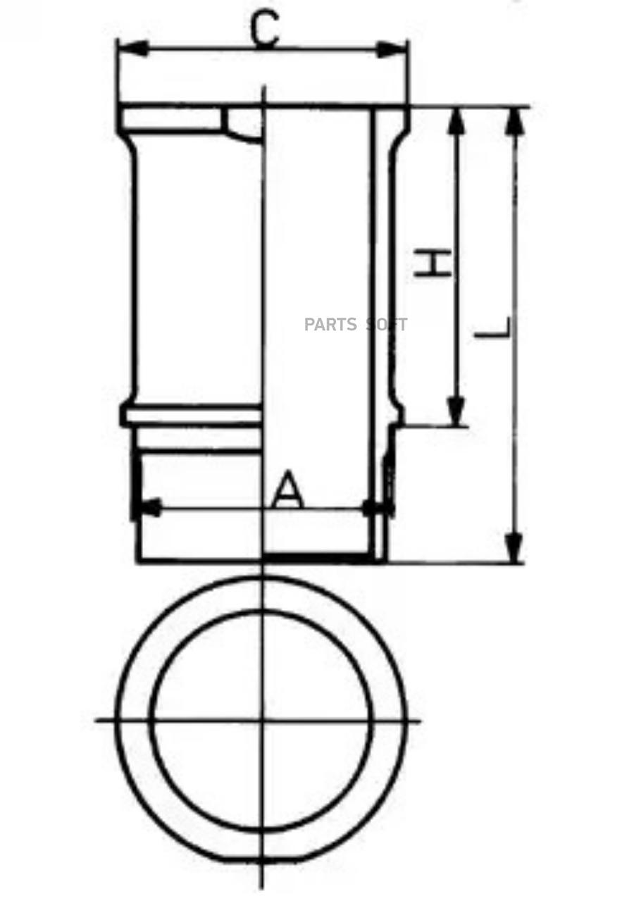 

Гильза D75.0 Ks 89584110