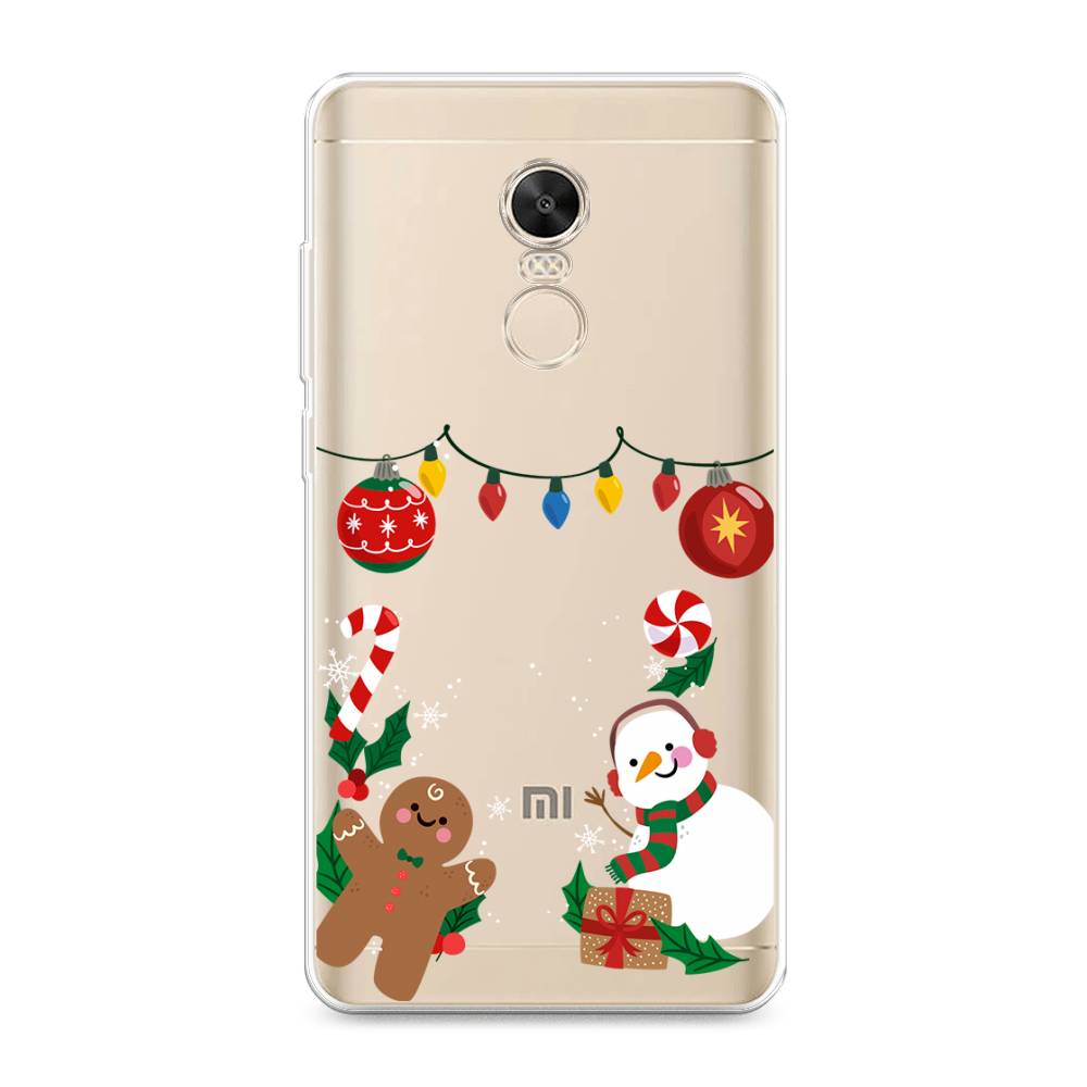 

Чехол на Xiaomi Redmi Note 4X "Новогоднее настроение", Коричневый;красный;зеленый, 31950-5