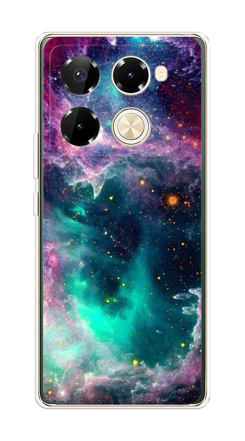 

Чехол на Infinix Note 40 Pro 5G/Note 40 Pro Plus "Звездные облака", Розовый;бежевый, 3105950-1