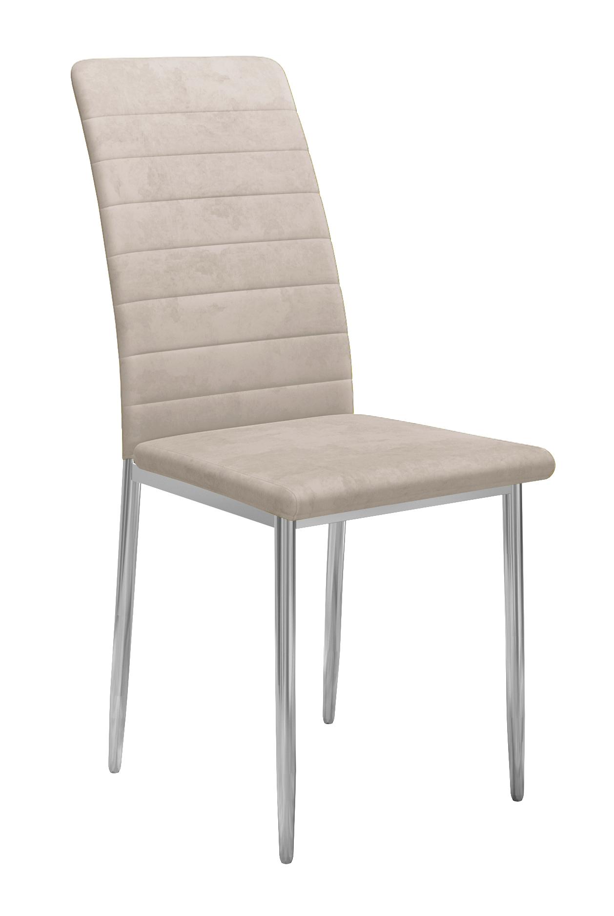 

Стул DikLine ТЕКС каркас хром/ B03 BEIGE, 41x51x94 см, велюр, 2 шт., ТЕКС