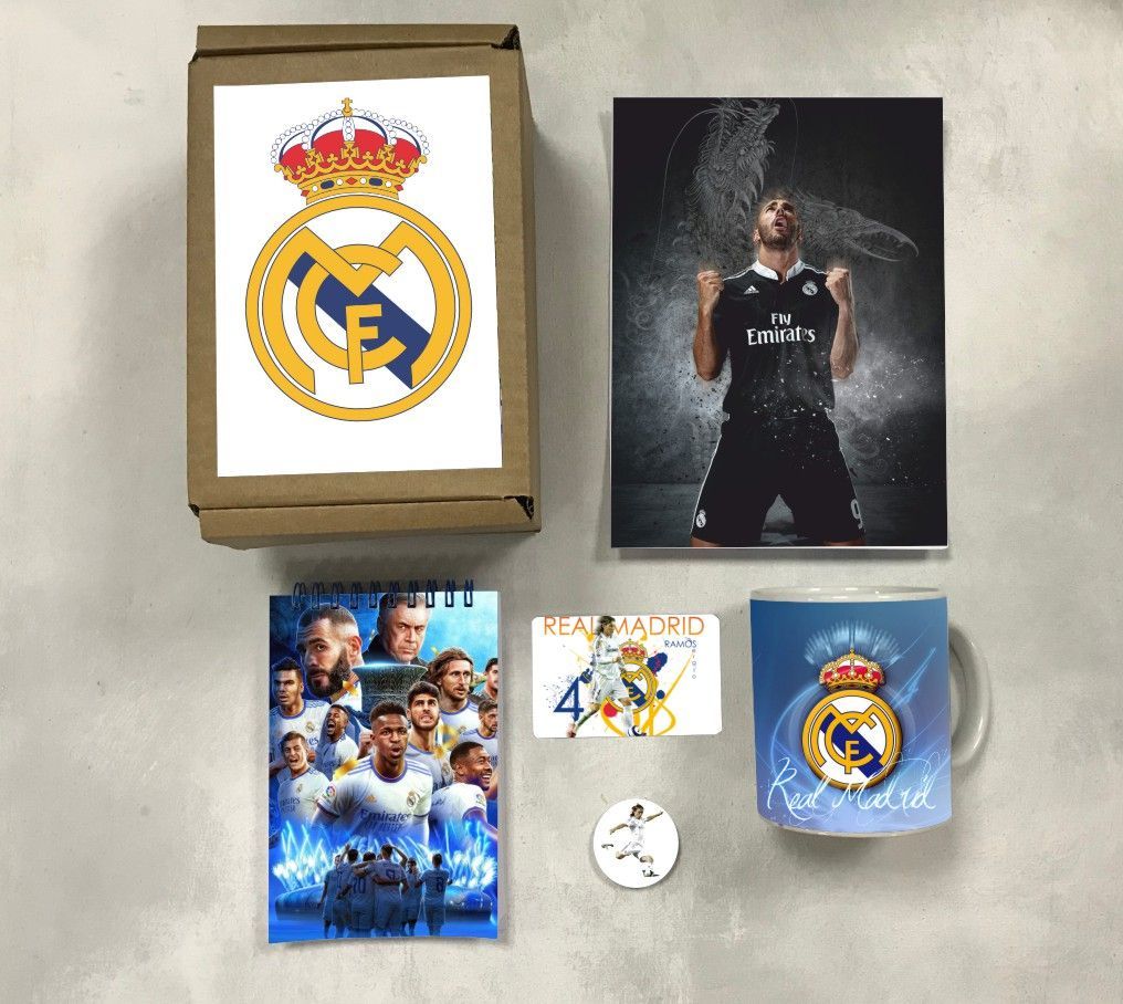 

Бокс с подарком Реал Мадрид Real Madrid 1, бокс-реал-155, 5 предметов