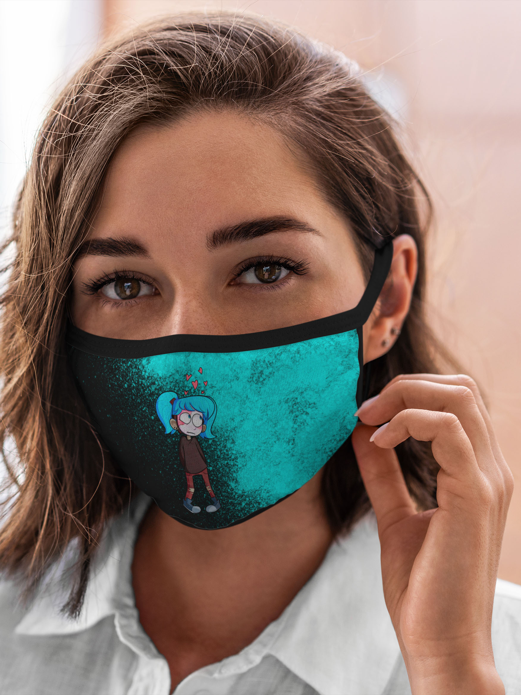 

Многоразовая маска унисекс Burnettie Sally Face, Разноцветный, Sally Face
