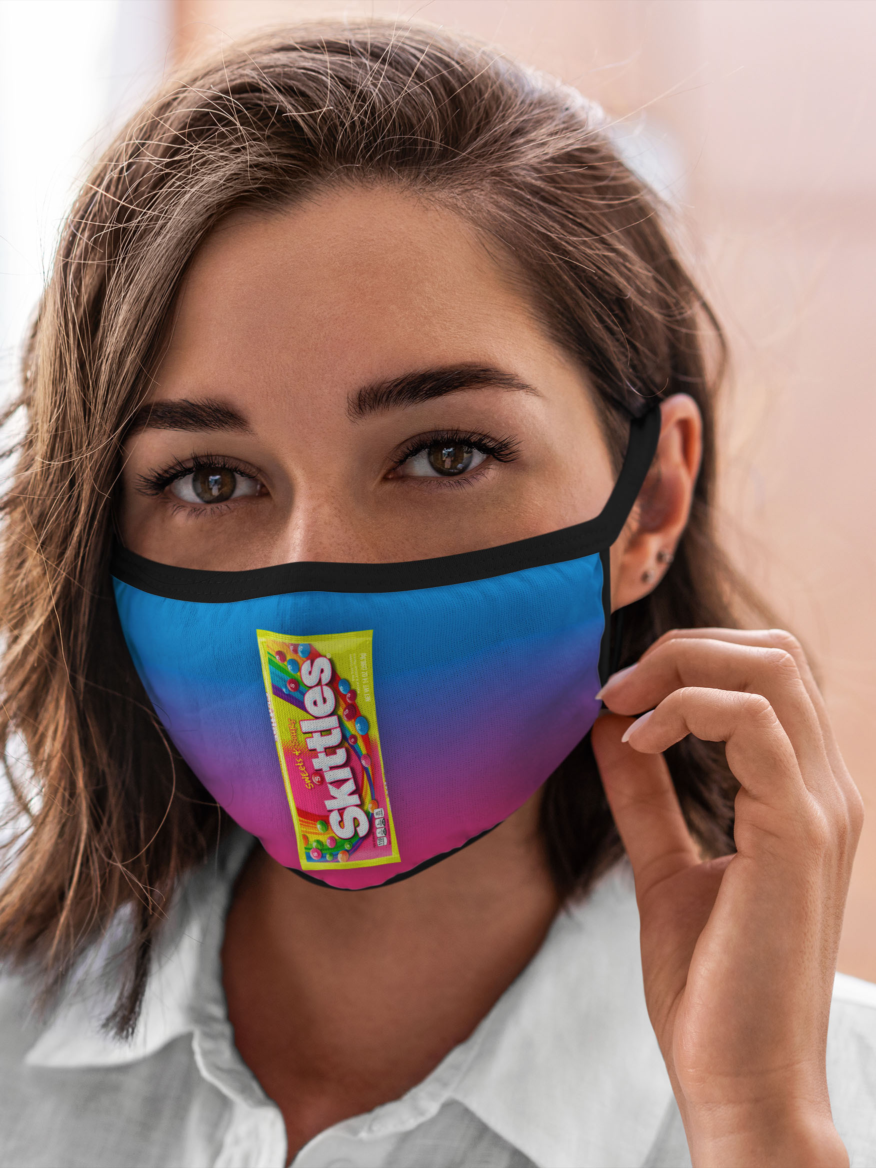 

Многоразовая маска унисекс Burnettie Еда Skittles Желтый, Разноцветный, Еда Skittles Желтый