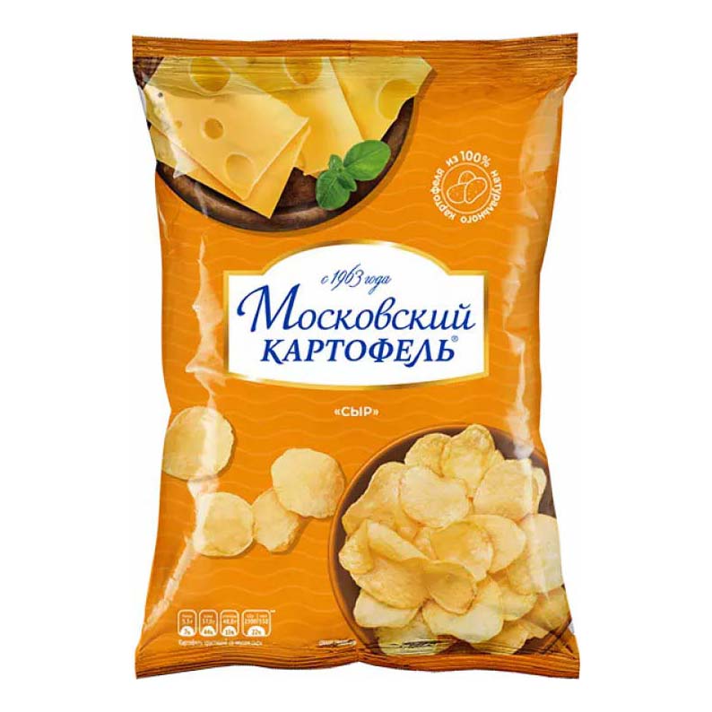 Чипсы картофельные Московский Картофель сыр 200 г