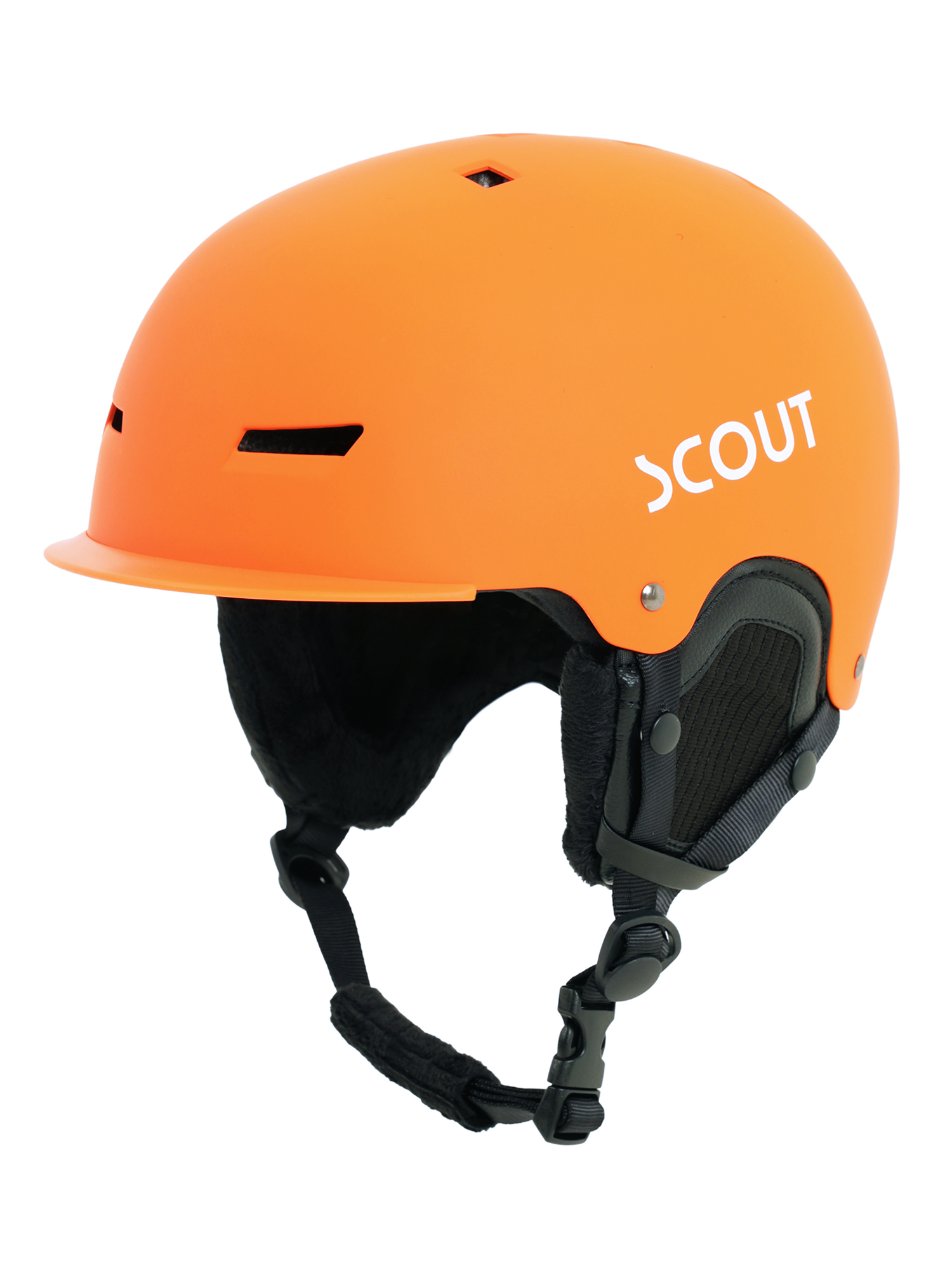 Зимний Шлем Ultrascout 2022-23 Bigbite Mat Orange (См:59-61)