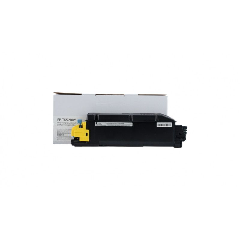 

Тонер-картридж F+ imaging FP-TK5280Y, желтый, 11 000 стр, для Kyocera Ecosys P6235cdn/M623, FP-TK5280Y