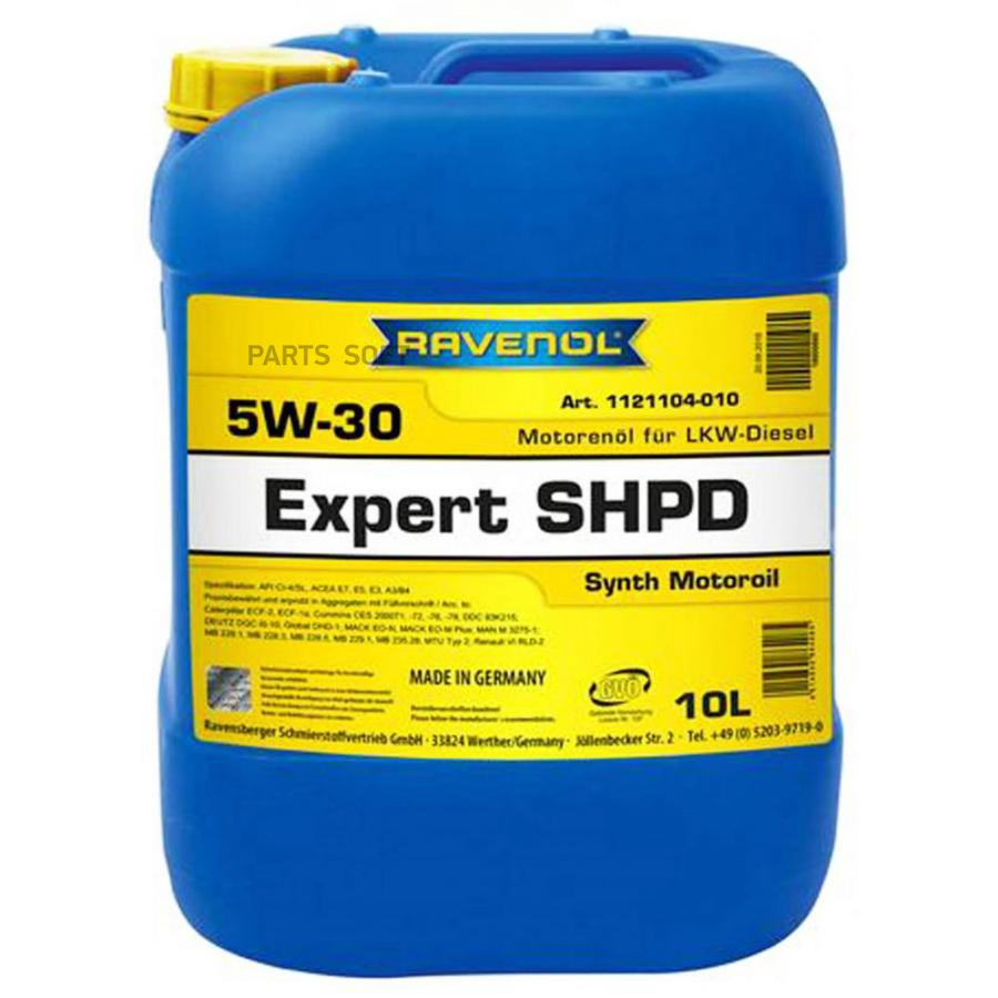 

Моторное масло Ravenol Sae 5w30 Expert Shpd 10л