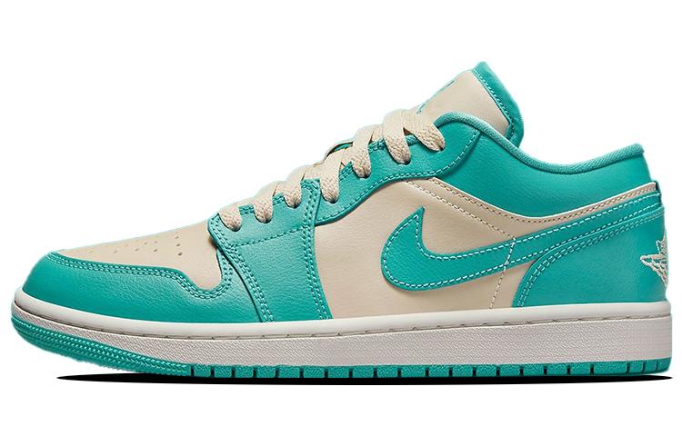 

Кеды унисекс Jordan Air Jordan 1 low зеленые 36.5 EU, Зеленый, Air Jordan 1 low