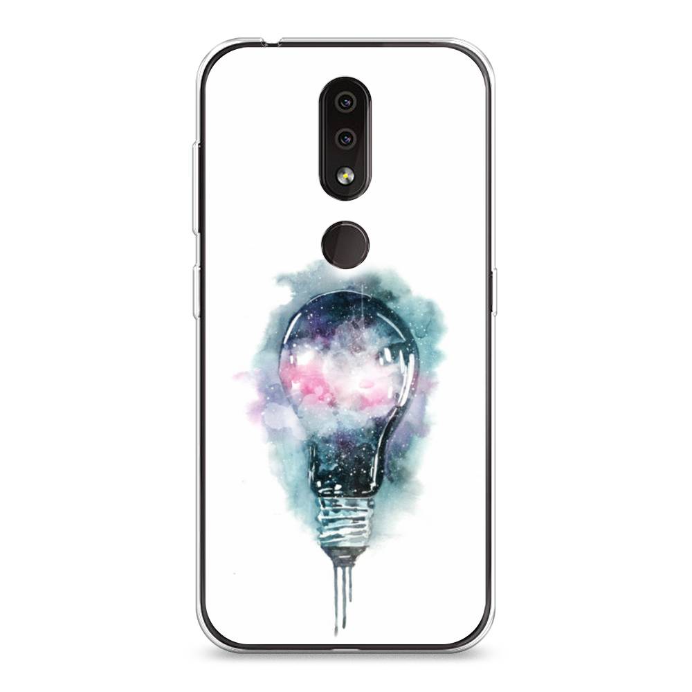 

Чехол на Nokia 4.2 "Волшебная лампа", Белый;серый, 122550-4
