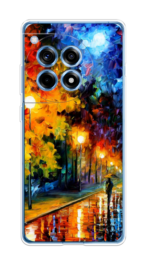 

Чехол на OnePlus Ace 3/12R "Безлюдная улочка", Оранжевый;желтый;синий, 154550-1