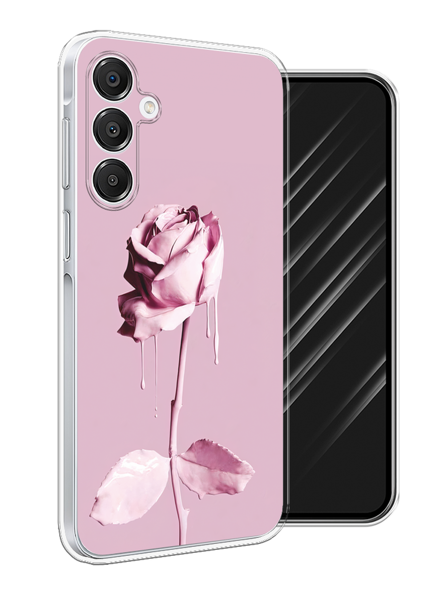 

Чехол Awog на Samsung Galaxy A16 "Роза в краске", Белый;розовый, 2110250-1