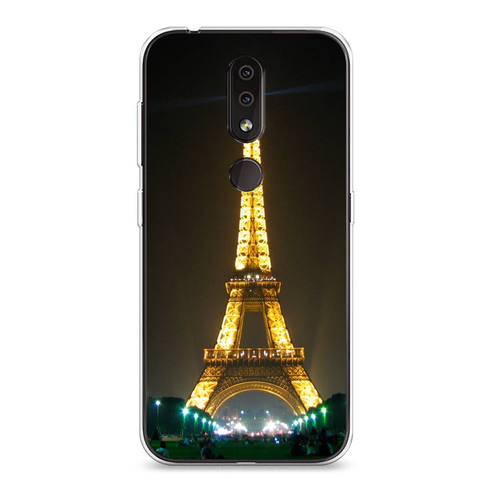 

Чехол на Nokia 4.2 "Париж 2", Желтый;серый, 122550-2