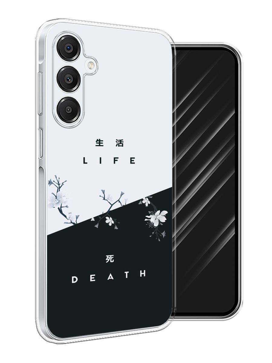 

Чехол Awog на Samsung Galaxy A16 "Life and death", Черный;серый, 2110250-1