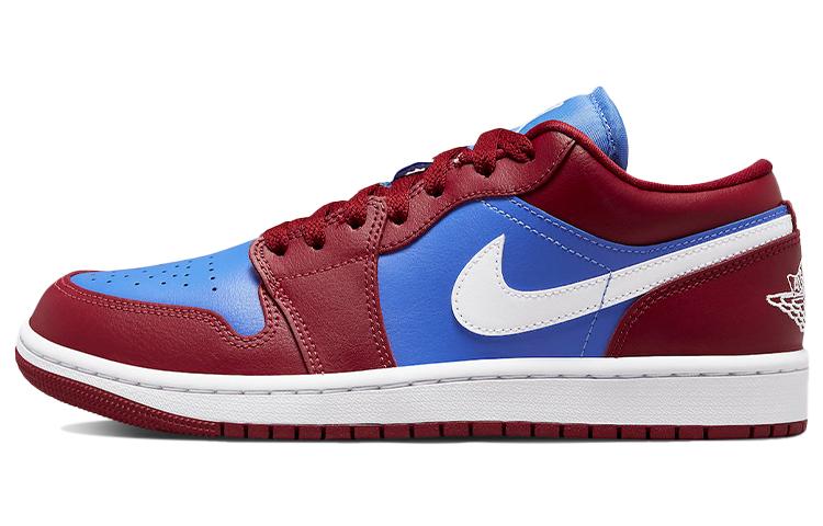 

Кеды унисекс Jordan Air Jordan 1 low красные 40 EU, Красный, Air Jordan 1 low