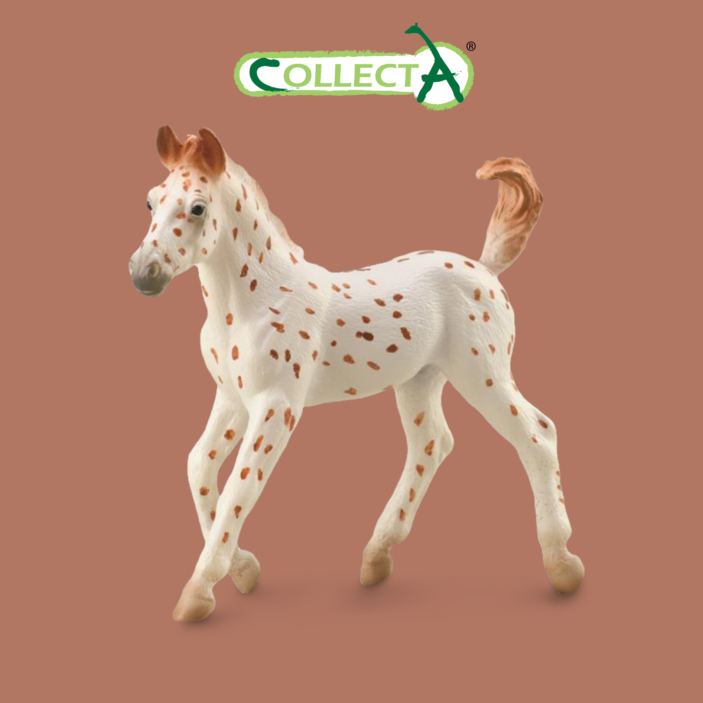 

Фигурка Collecta лошади жеребёнок Кнабструпера Пятнистый леопард, M